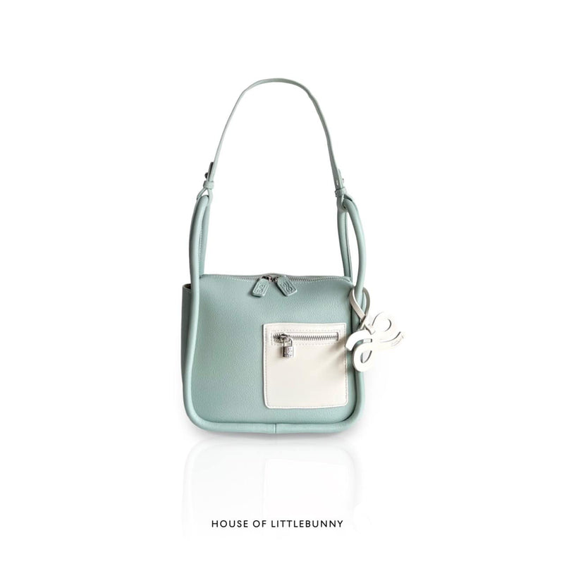 Shopping Momentum PU Small Pastel Blue