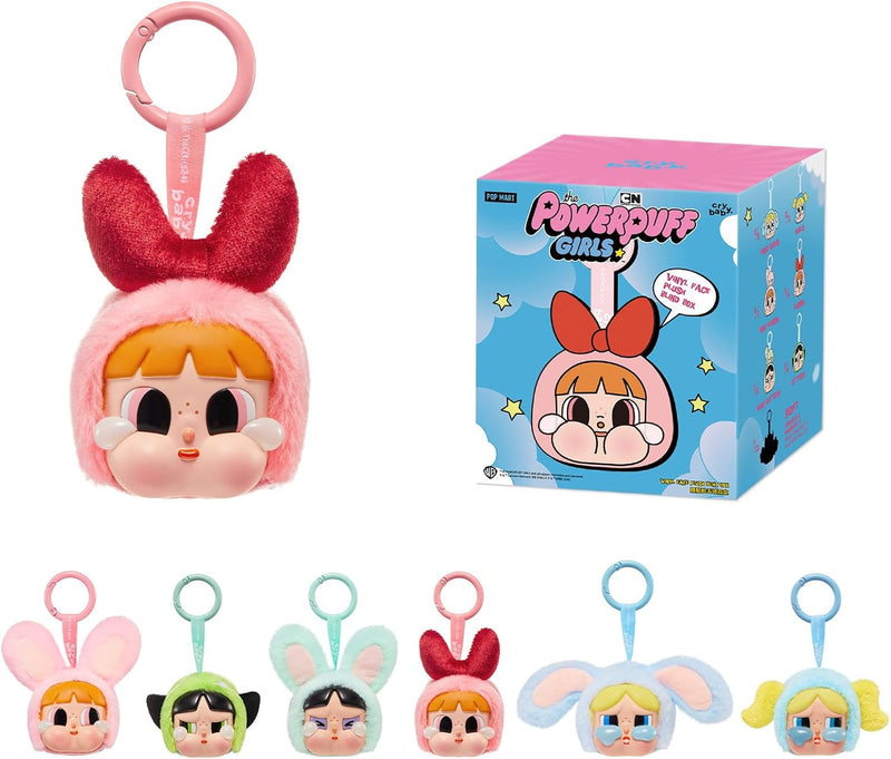 Pop Mart The Powerpuff Girls X Cry Baby Vinyl Face Plush (BlInd Box)